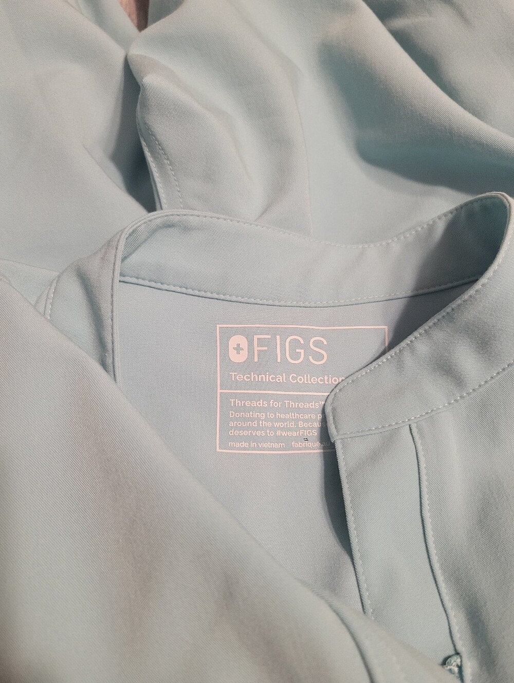 Figs Blue Rafaela Jumpsuit - Picture 5 of 6